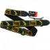 Fender Monogrammed Strap. Black/Yellow/Brown